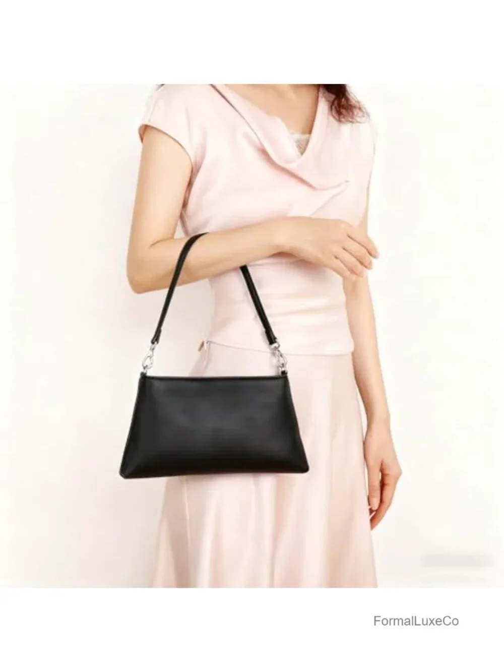 Women PU Leather Evening Clutch Shoulder Bag Party Wedding Prom